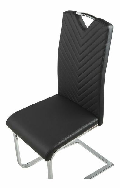 Set 2 ks. jedálenských stoličiek PINACCO (čierna)