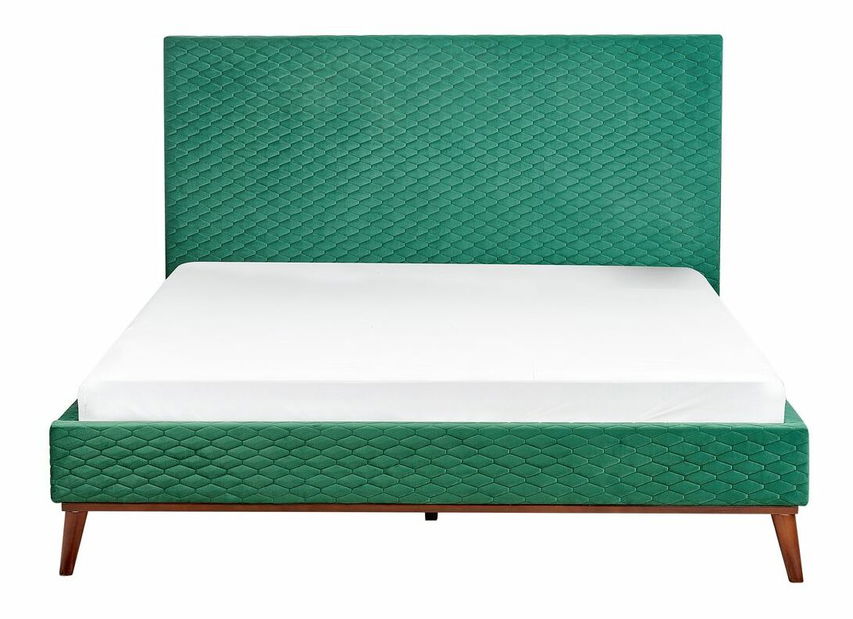 Franciaágy 160 cm BARON (ágyráccsal) (zöld)