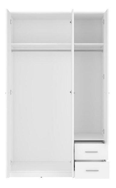 Ruhásszekrény Nepo Plus 36 (fehér) 