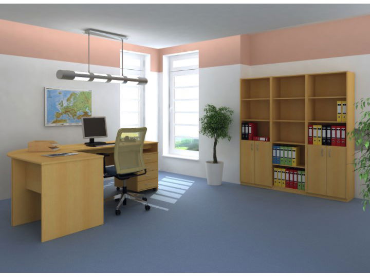 Ormar s policama Asista AS 034 (hrast sonoma) 