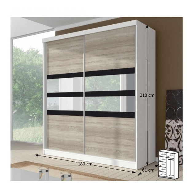 Šatníková skriňa Muriel 10 183