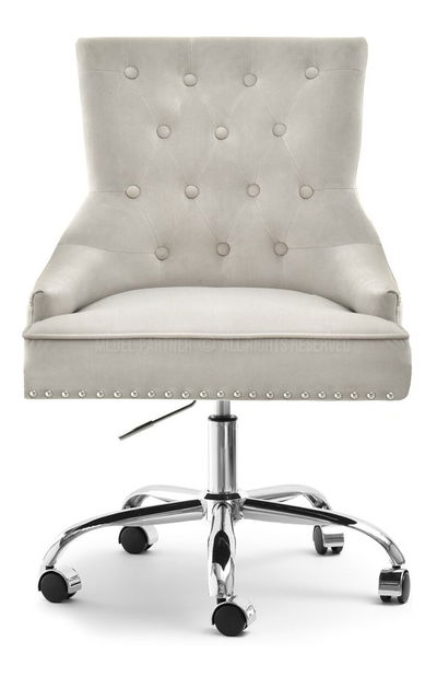 Stolička Sonia (sivá + chrómová)