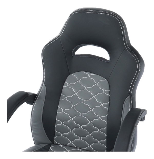 Uredska fotelja Naseby (crna + siva) 