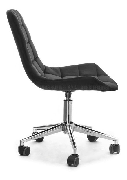 Stolička Eleanor (čierna + chrómová)