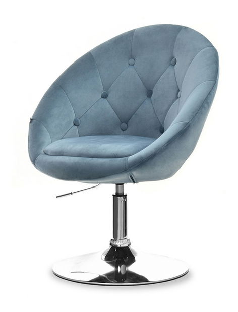 Fotel Lush 3 (kék + króm)