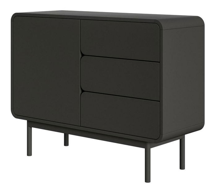 Comodă Orro O3 (negru)