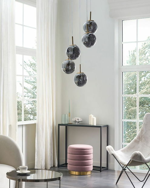 Závesné svietidlo Rafla (priehľadná)