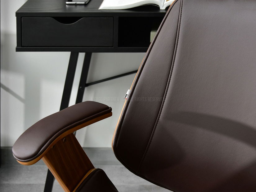 Fotelja Franc (orah + crna)