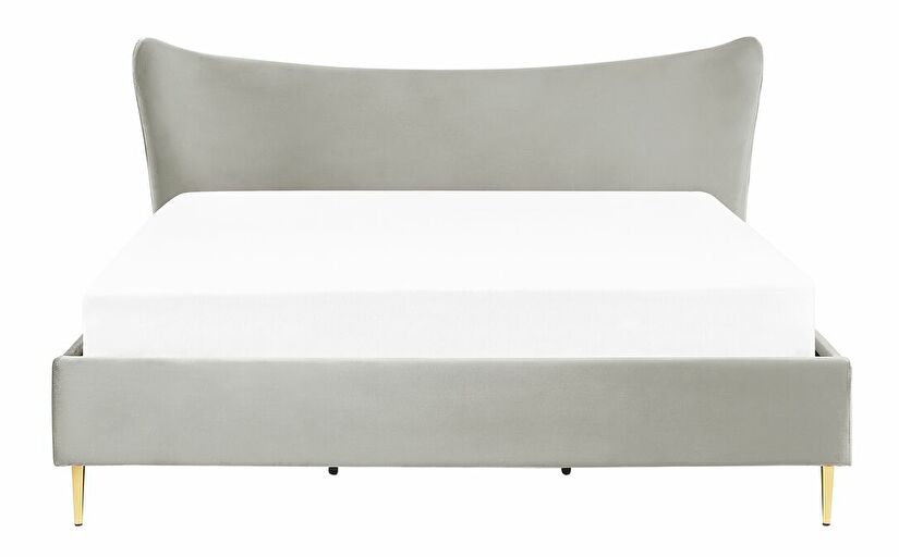Bračni krevet 180 cm Chaza (svijetlosiva)