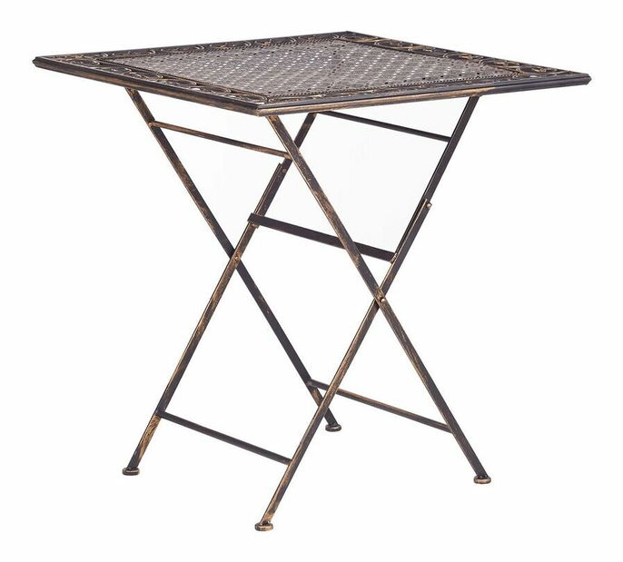 Set mobilier de grădină Beatriz (negru) (pentru 2 persoane)