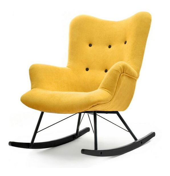 Fotelja za opuštanje Laurentino (crna)