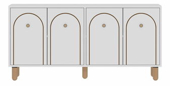 Komód Oriondo (fehér) 