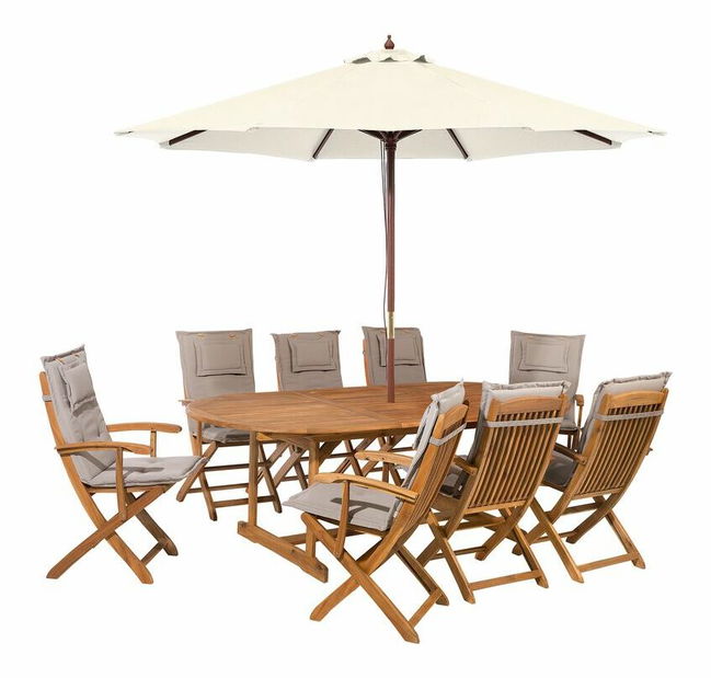 Kerti készlet Mauza (szürkésbézs) 