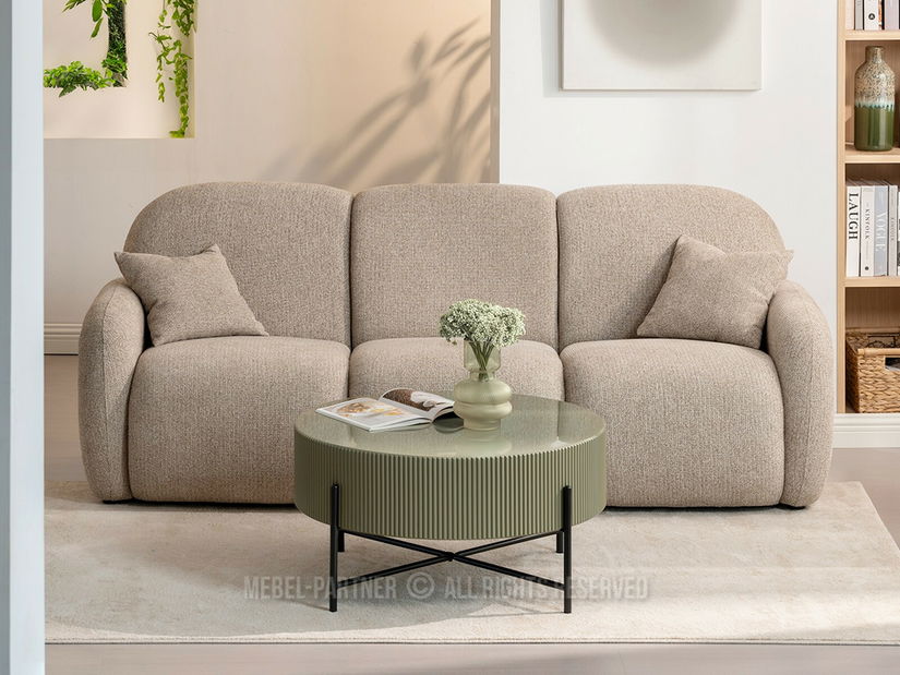 Măsuță de cafea Nombre (verde + negru)