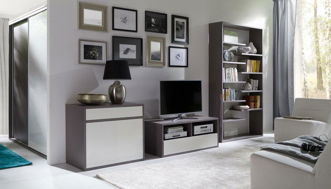 Jednolôžková posteľ 80cm Irlam Z22 (sivá + lesk biely) (s roštom) (s úl. priestorom)