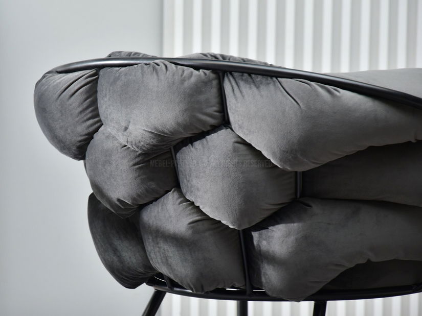 Relax fotel Piplio (grafit + fekete)