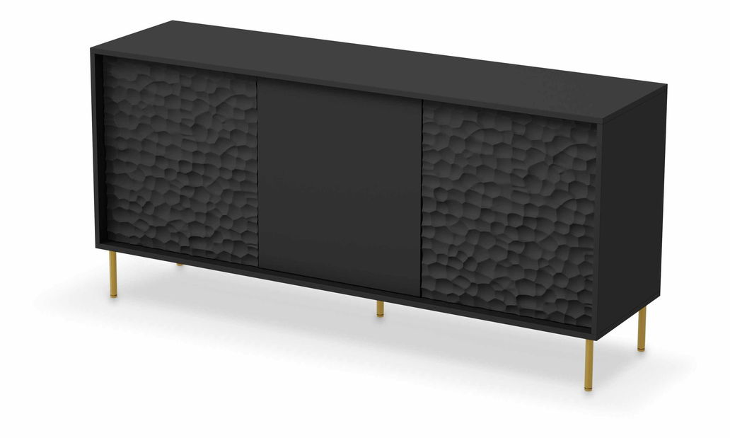 Dulap Balle (Negru + Auriu)