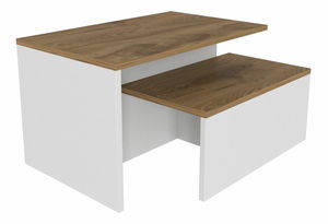 Set stolića za kavu Twixie (bijeli hrast)