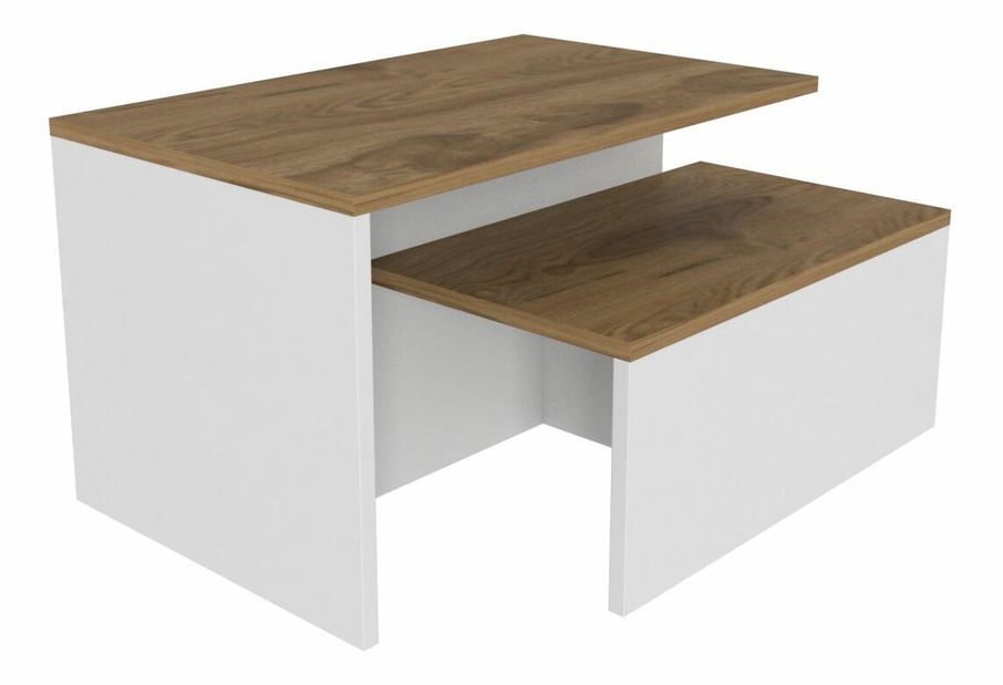 Set măsuțe cafea Twixie (Stejar alb)