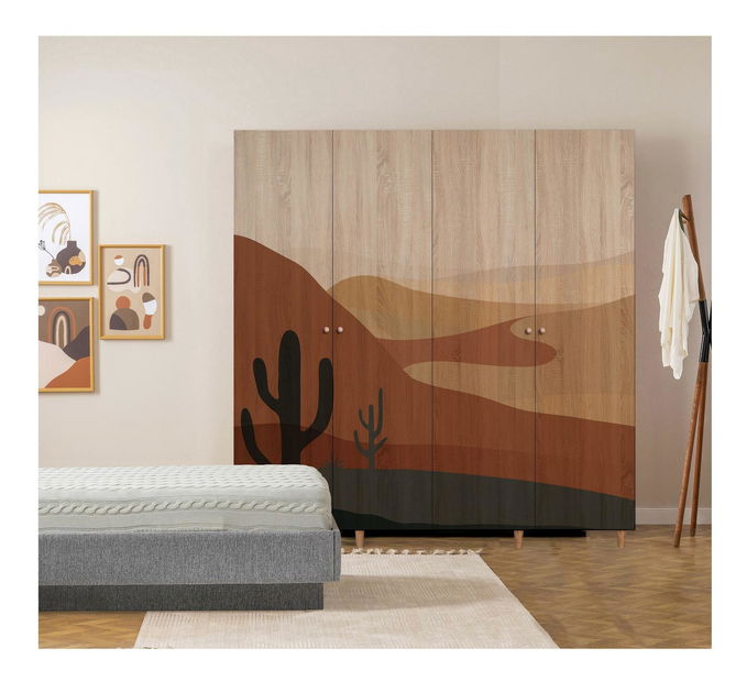 Ruhásszekrény London 905 (szonoma tölgy)