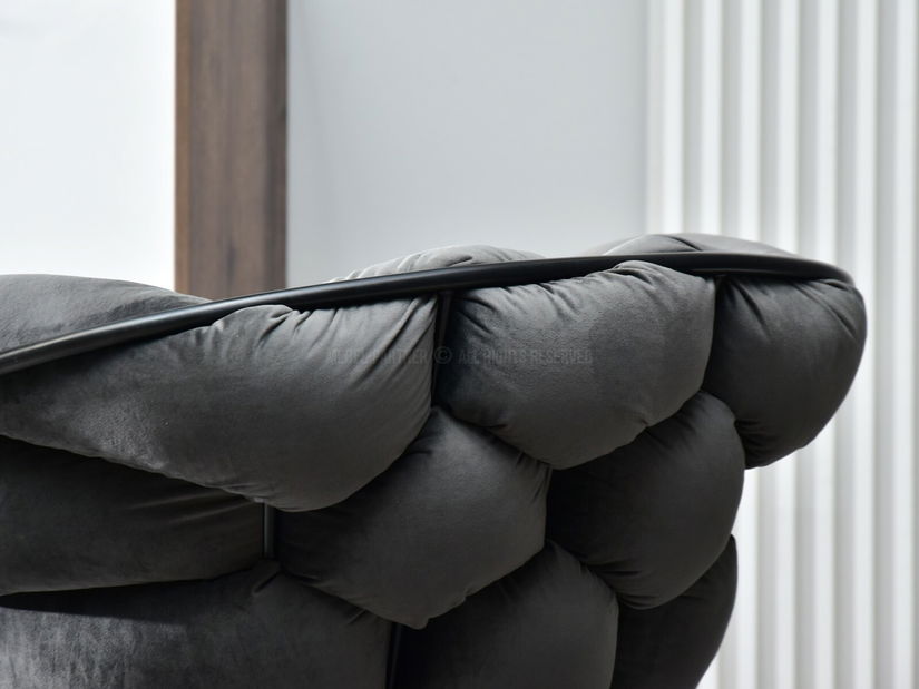 Relax fotel Piplio (grafit + fekete)