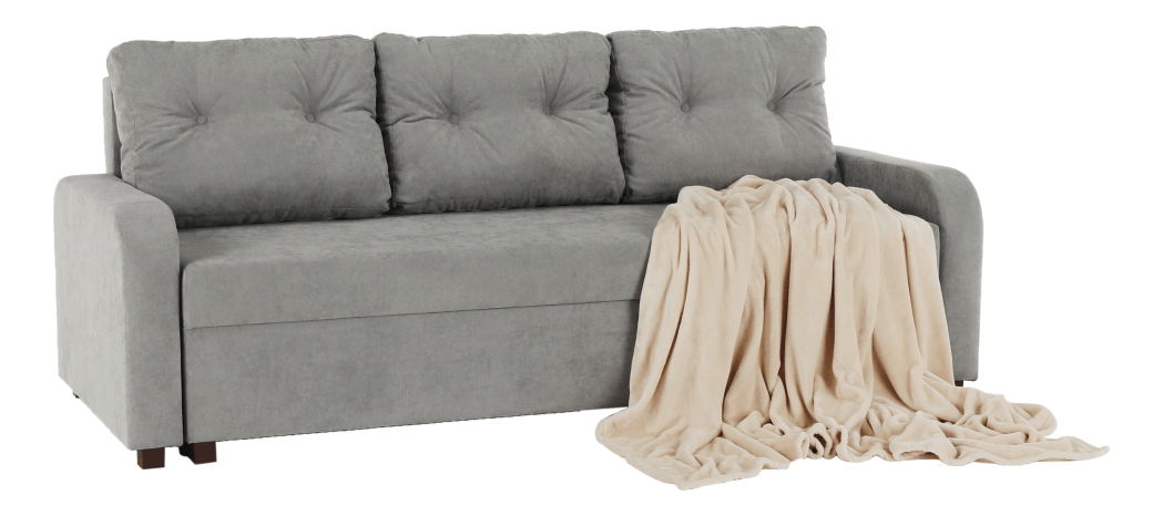 Canapea extensibilă Porta (gri) 