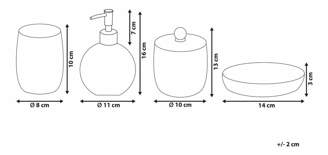 Kúpeľňové doplnky Reducto (fialová) 