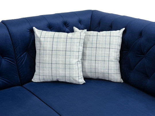 Veľká sedačka do obývačky Emrys (Pravá ) (Magic Velvet 2216 + Senegal 818)