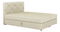 Franciaágy  Boxspring 180x200 cm Karum (ágyráccsal és matraccal) (bézs)