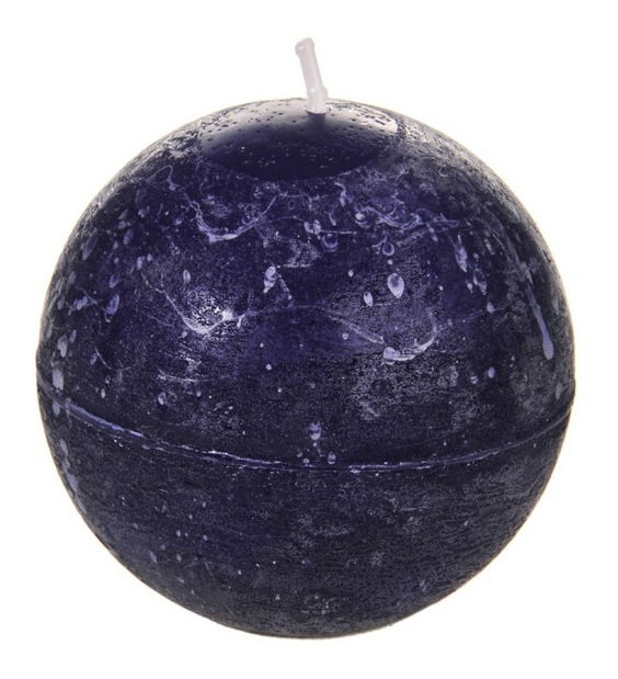 Sviečka Jolipa (8x8x8cm) (Modrá)