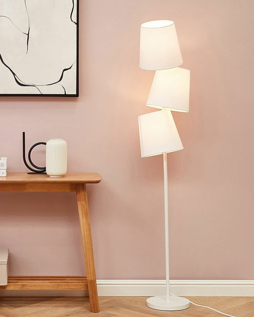 Stojanové svietidlo Gerena (krémová)