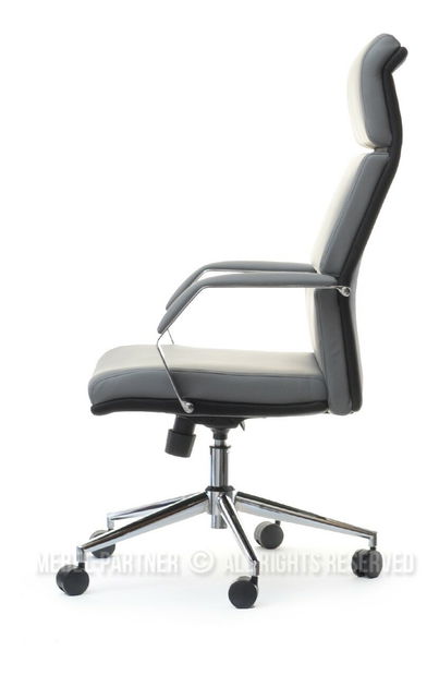 Fotel Blondie (szürke + króm)