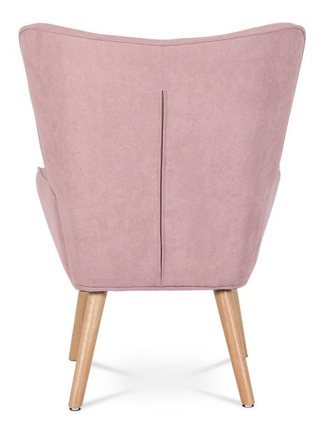 Fotoliu cu suport picioare Avanzabamos (roz)