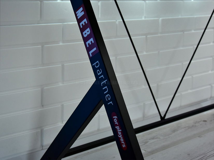 PC asztal Rolls (fehér + fekete)