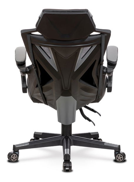 Fotoliu de birou/gaming Yarbun-Y322-GREY (Negru + Gri)