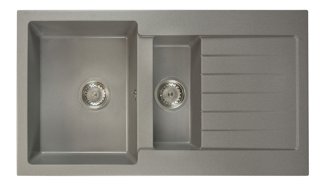 Kuhinjski sudoper Altava (siva) (sa 2 otvora za bateriju) (D)