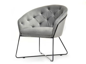 Relaxačné kreslo Lagooza (sivá + čierna)