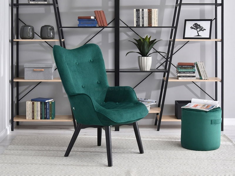 Fotelja Nutri (zelena + crna)