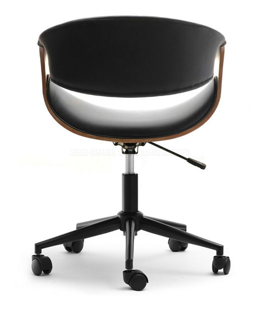 Stolica Rapido (tamni orah + crna)