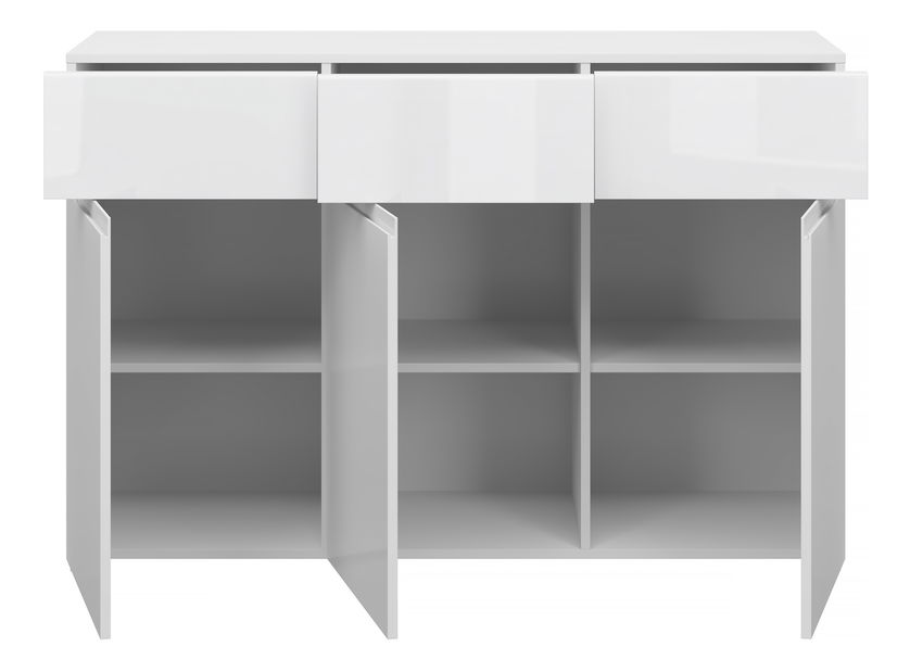 Komoda Yuko (bijela sjajna)