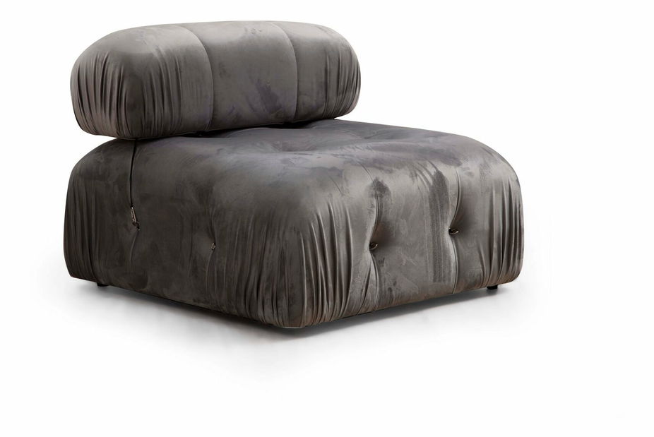 Canapea Canapea trei locuri Bubel (gri)