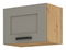 Felső konyhaszekrény Lucid 50 GU 36 1F (artisan tölgy + claygrey)
