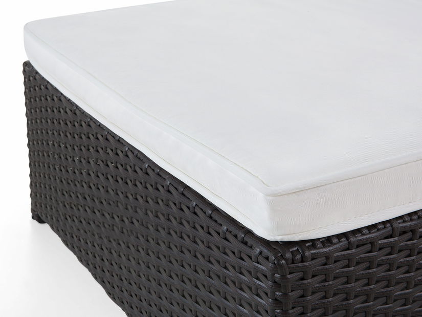 Șezlong pentru grădină Forte (maro închis)