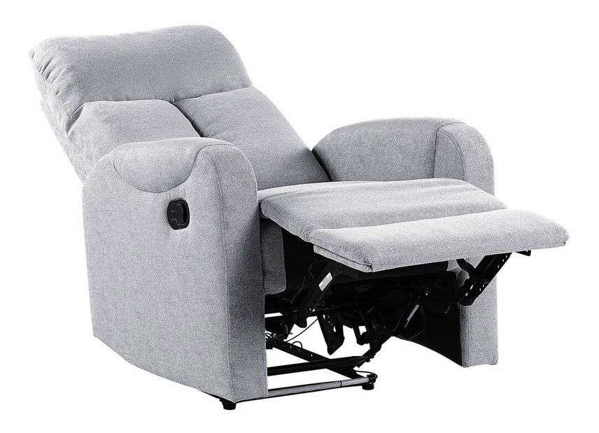 Relaxačné kreslo Seabert (sivá) (s LED osvetlením)