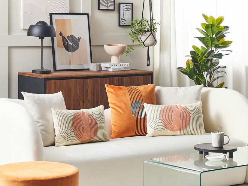 Sada 2 ozdobných vankúšov 30 x 50 cm Gerby (viacfarebná)