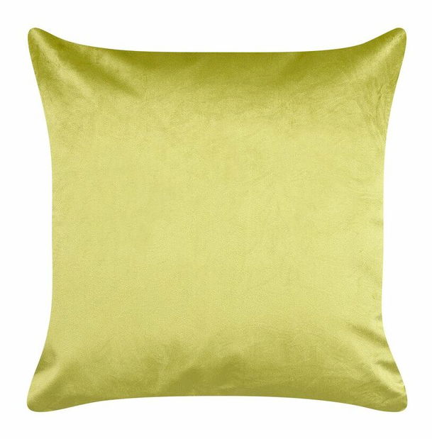 Sada 2 ozdobných vankúšov 45 x 45 cm Monster (svetlozelená)