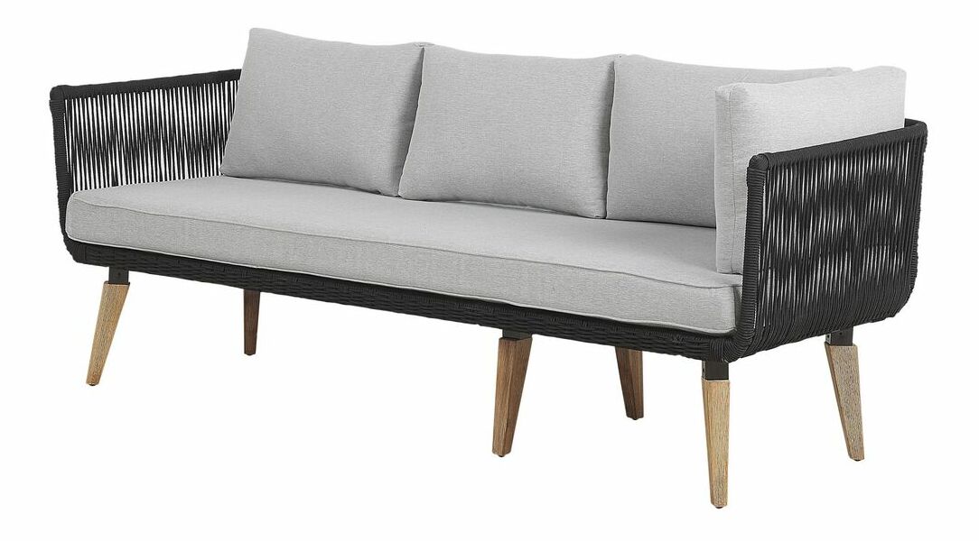 Set canapele pentru grădină ALCO (lemn) (gri) (pentru 5 persoane)