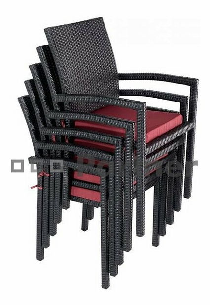 Záhradná stolička Gdaňsk (umelý ratan)