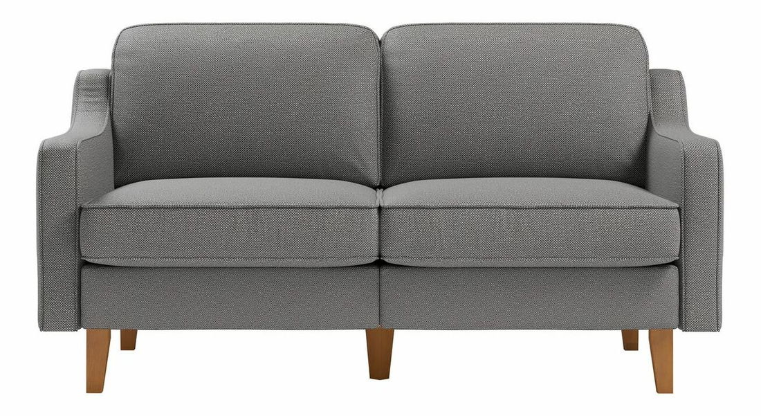 Pohovka dvojsedačka Robia 2 (sivá + orech)