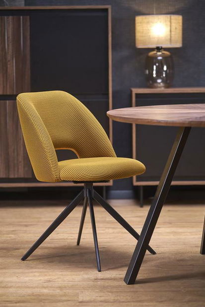 Étkezőasztal Dannon (dió + fekete) (4 személy számára)